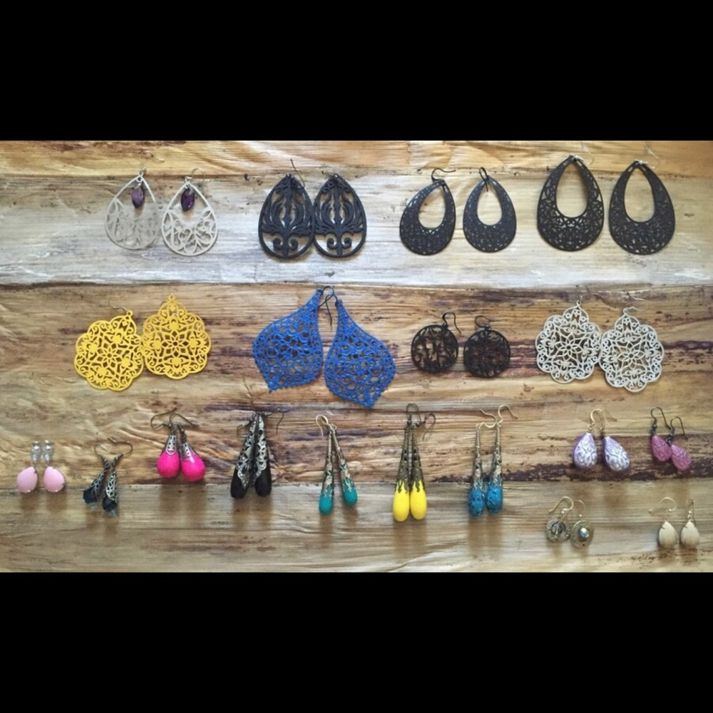 New chandelier earrings, each pair is $15